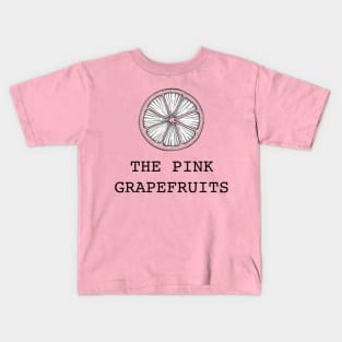 Pink Grapefruits Breakfast Crew Front and back Kids T-Shirt